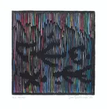 Jan Dobkowski, Bez tytułu, 1984, serigrafia barwna, papier