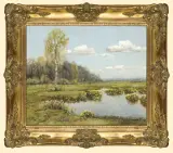KACZEŃCE by Wiktor Korecki, olej, płótno, sold Dec 2007