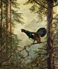 GŁUSZEC by Georg (George) Majewicz, olej, płótno, sold Dec 2007