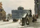 Władysław Chmieliński, ZIMA NA KRAKOWSKIM PRZEDMIEŚCIU