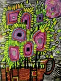 HOMMAGE A VAN GOGH by Friedensreich Hundertwasser, 1998, offset barwny, papier, sold Dec 2007