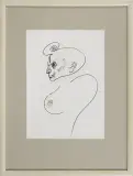 Kompozycja by Jan Lebensztejn, marker, paper, sold Nov 2007