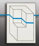Edward Krasiński, INTERVENTION 3, 1975, olej, scotch niebieski, płyta pilśniowa