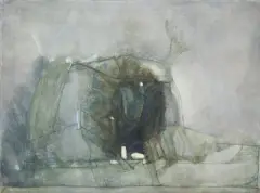HARPIA by Jerzy Stajuda, 1975, olej, płótno, offered Oct 2007