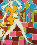 Agnieszka Szyfter, I KNOW WHERE AM GOING, 2007, akryl, płótno