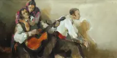 Michał Zaborowski, ANDALUZJA, 2004, olej, płótno