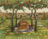 STRAŻNIK POZIOMEK by Jacek Yerka, 2007, pastel, papier, sold Oct 2007