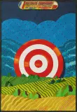 Jan Sawka, VIVE L AMITIÉ FRANCO-POLONAISE, 1975, akwarela, gwasz, tusz pióro, papier