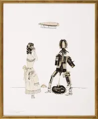 ZEPPELIN by Andrzej Czeczot, serigrafia barwna, papier, sold Sep 2007