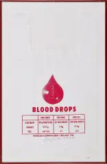 Zbigniew Libera, BLOOD DROPS, 1998, serigrafia barwna, karton