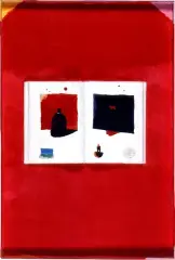 Jan Sawka, Book # 9, 1991, collage, płótno