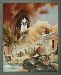Jacek A. Wolski, CO CHCESZ WIDZIEĆ TO WIDZISZ, 2003, olej, płótno