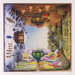 CZTERY PORY ROKU by Jacek Yerka, giclee, sold Sep 2007
