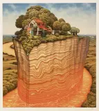 TEKTONIK by Jacek Yerka, 2005, giclee, sold Aug 2007