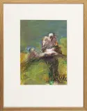 Alicja Wahl, TO MY, 1995, pastel, gwasz, papier