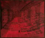Barbara Houwalt-Kostecka, CESARSKA PURPURA, 1989, olej, płótno