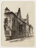 Jan Kanty Gumowski, COLLEGIUM MAIUS, z teki WIDOKI KRAKOWA