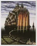 KATEDRA I by Jacek Yerka, 1997, giclee, sold Jul 2007