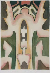 DROGA DO MONTIMERLI II by Jacek Walusiak, 2003, akwarela, papier czerpany, sold Jul 2007