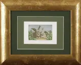 Marian Paweł Bocianowski, KRÓLICZKI, akwaforta, akwatinta, papier