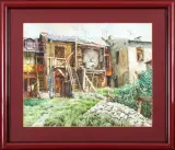 Ludwik Lech Jaksztas, Rudery, 1995, akwarela, papier