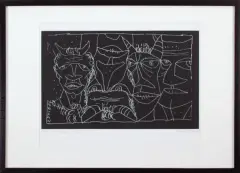 Jerzy Sołtan, Czarodzieje z Harvardu, 1962-1978, serigrafia, papier