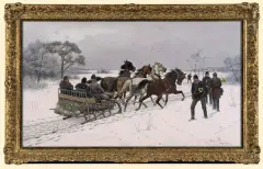 Włodzimierz Łoś, W DRODZE, 1886, olej, płótno