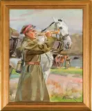 Wojciech Kossak, TRĘBACZ Z KONIEM