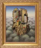 ULICZKA by Jacek Yerka, 2007, akryl, płótno, sold Jun 2007