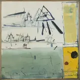 Jan Tyniec, Lekcja przebaczenia, 1983, akryl, płótno