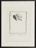 Stanisław Fijałkowski, Anioł II, serigrafia, papier