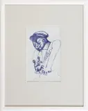 Bez tytułu by Jan Lebensztejn, ok. 1968, długopis, papier, sold May 2007