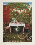 Drzewko poziomkowe by Jacek Yerka, giclee, sold May 2007