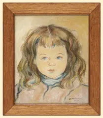 Stanisław Wyspiański, PORTRET MAŁEJ JÓZI, 1901, pastel, papier