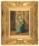 Ludwig Kohrl, ZŁOTY PIERŚCIONEK, 1891, olej, deska