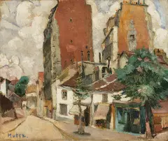Mela - (Melania Mutermilch) Muter, ULICZKA, olej, płótno