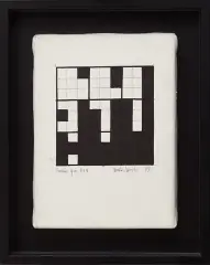 Ryszard Winiarski, Trzecia gra 4/4, 1999, akryl, ołówek, płótno