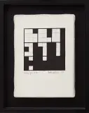 Trzecia gra 4/4 by Ryszard Winiarski, 1999, akryl, ołówek, płótno, sold Apr 2007