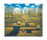 Wiosenny labirynt by Jacek Yerka, 2005, giclee, sold Apr 2007