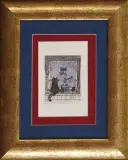 Marian Paweł Bocianowski, Nocką, 1995, akwaforta, akwatinta barwna, papier,