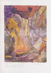 Jacek Walusiak, Psalm 73.20, 1997, serigrafia barwna, papier