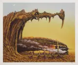 Przyjemności smoka by Jacek Yerka, 1995, giclee, sold Apr 2007