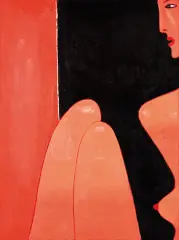Jerzy Nowosielski, AKT, 1963, olej, płótno