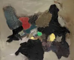 Tadeusz Kantor, OBRAZ, 1963, olej, płótno