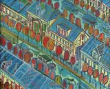 GOCŁAWEK by Edward Dwurnik, 1996, akryl, tempera, płótno, sold Apr 2007