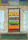 Aleksandra Simińska, KOMPOZYCJA III, 1995, olej, płótno