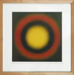 Wojciech Fangor, M 5, 1966-2001, serigrafia barwna, papier