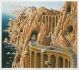 Ventimiglia by Jacek Yerka, 1992, giclee, sold Mar 2007