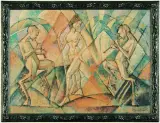 Jerzy von Hulewicz, Tancerka i grające fauny, 1925, olej, płótno