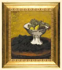 Marek Żuławski, CYTRYNY I WINOGRONA, 1947, olej, płótno